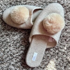 Stars Above Women's Faux Fur Slippers Size 11